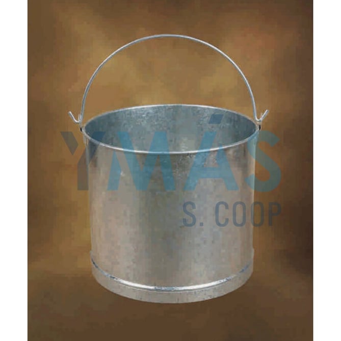 CUBO GALVANIZADO RECTO 32,5CM 22-LITROS