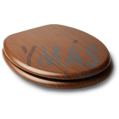 ASIENTO WC NATURE NOGAL