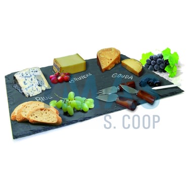 SET PIZARRA QUESO 30.5X25.5X2.5