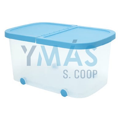 CAJA MULTIUSOS 47L C/RUEDAS FRESH AZUL