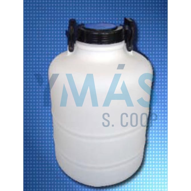 BIDON PLASTICO BOCA ANCHA 30L C/TAPA D130