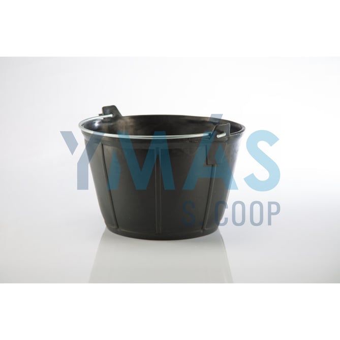 CAPAZO PLASTICO NEGRO 11L