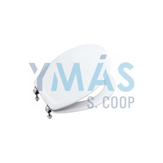 ASIENTO WC SUPRALIT BISAGRA INOX VICTORIA BLANCO