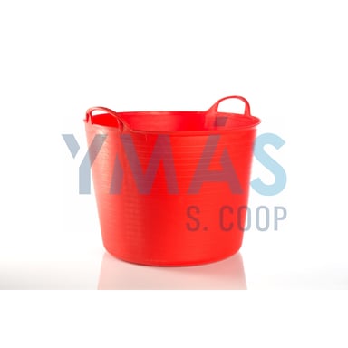 CAPAZO PLASTICO JARDIN 42L ROJO
