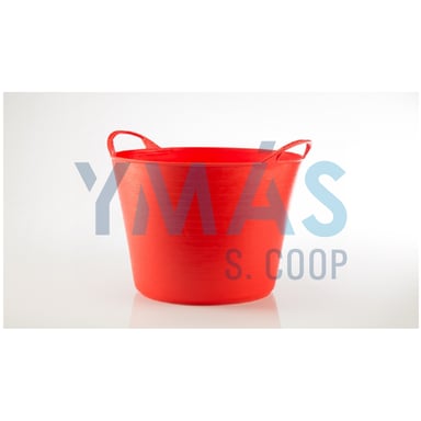 CAPAZO PLASTICO JARDIN 26L ROJO