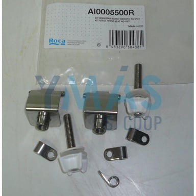 BISAGRA ASIENTO WC VICTORIA/AQUARIA INOX 2UDS