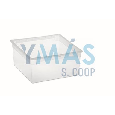 CAJA MULTIUSOS 23L TRANSPARENTE 37.8X18.5X39.6CM
