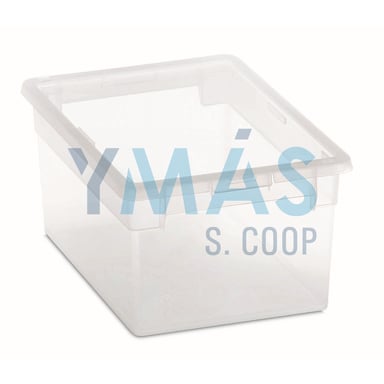 CAJA MULTIUSOS 6L TRANSPARENTE 19.5X13.2X28CM