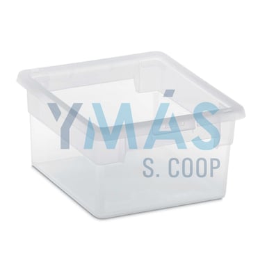 CAJA MULTIUSOS 2.5L TRANSPARENTE 17.8X20.4X10CM
