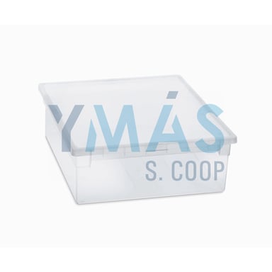 CAJA MULTIUSOS 22L TRANSPARENTE 37.6X52X13.9CM