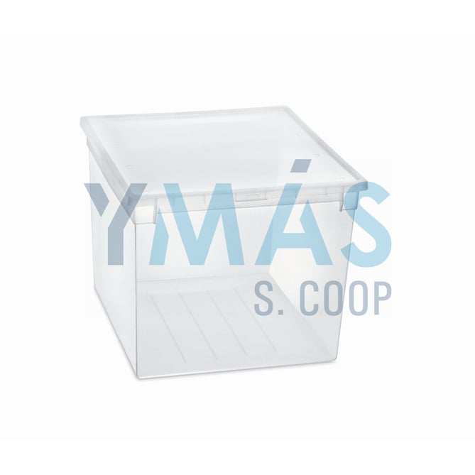 CAJA MULTIUSOS 50L TRANSPARENTE 37.6X52X31CM