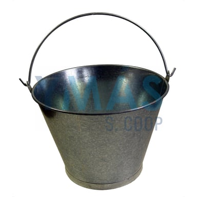 CUBO GALVANIZADO CONICO 12 LTS. 32,5CM
