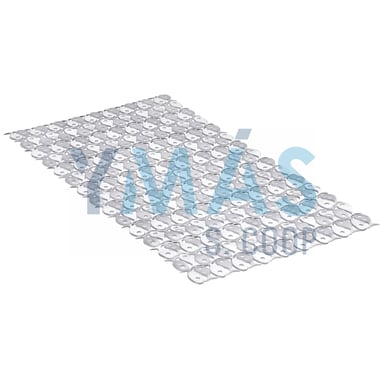 ALFOMBRA BAÑO ANTIDESLIZANTE 70X36CM BLANCA