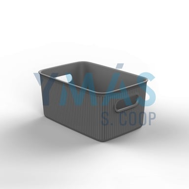 CESTA ORDENACION 5L GRIS 13X27.2X18.1