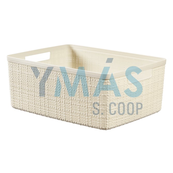 CAJA ORDENACION JUTE RECTANG.M 12L 28x15x36CM