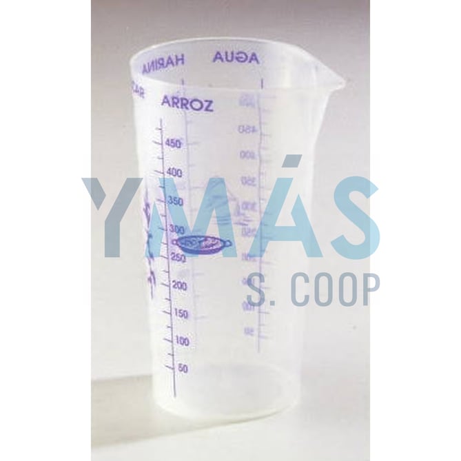 VASO MEDIDOR PLASTICO 500ML