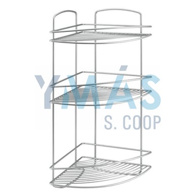 RINCONERA BAÑO TRIPLE 22X22X53 EPOXI GRIS