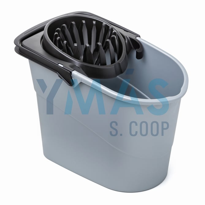 CUBO FREGAR C/ESCURRIDOR 13L GRIS