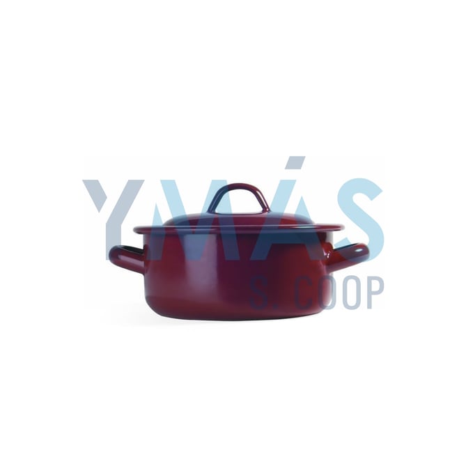 CACEROLA ESMALTE TEJA 18CM