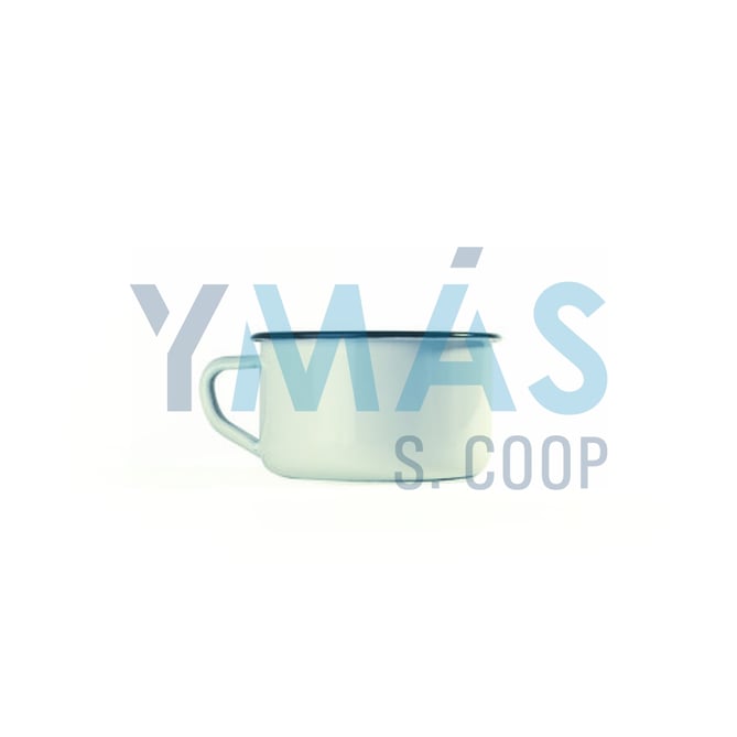 TAZA BLANCA ESMALTE 10CM