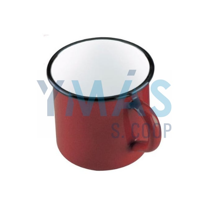 TANQUE ACERO ESMALTADO ROJO 8CM