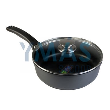 CAZUELA ECOSTONE ALUMINIO MANGO EXTRAIBLE 24CM