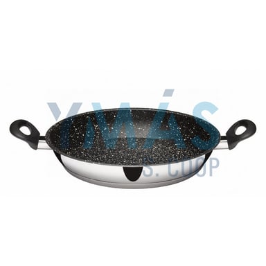 PAELLERA ACERO INOX INDUCCION PIEDRA 32CM
