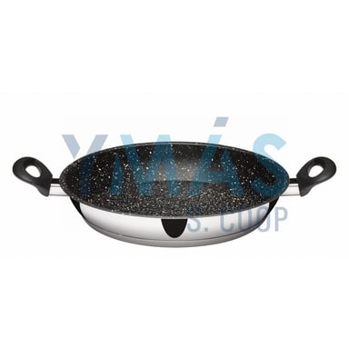 PAELLERA ACERO INOX INDUCCION PIEDRA 36CM