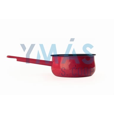 CAZO ESMALTE ROJA BOMBEADA 14CM