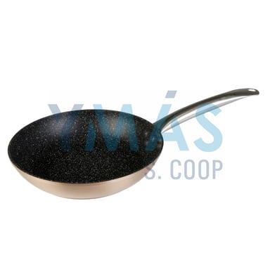SARTEN ALUMINIO FORJADO INDUCCION COLOR COBRE 20CM