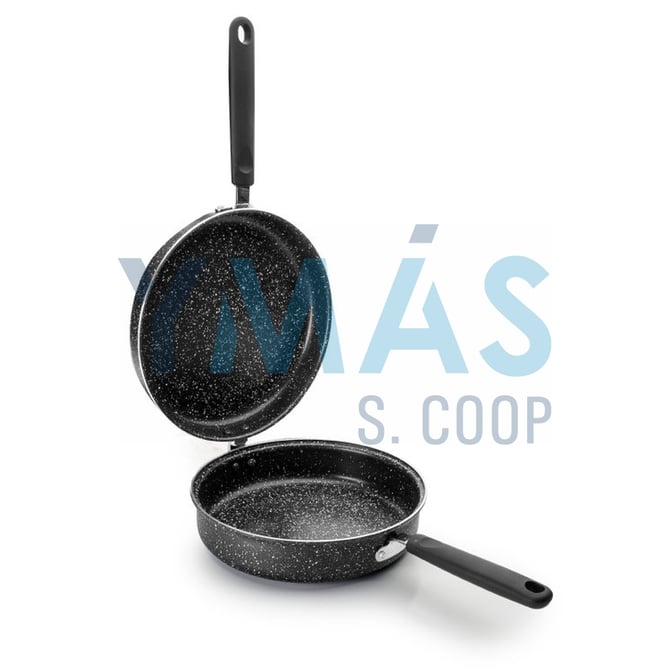 SARTEN TORTILLA ALUMINIO INDUCCION PIEDRA 24CM