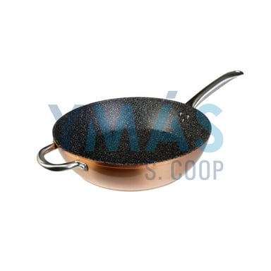 SARTEN ALUMINIO FORJADO HONDA INDUCCION COBRE 32CM