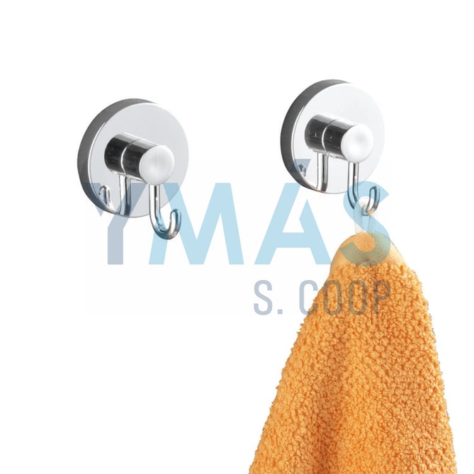 PERCHAS BAÑO 2 UNIDADES VACUUM LOC