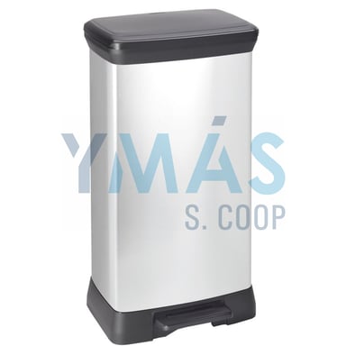 CUBO BASURA C/PEDAL 50L INOX DECOBIN