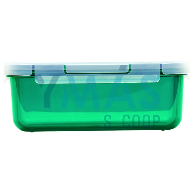 HERMETICO MICROONDAS CONGELADOR TRANSP VERDE 0.75L