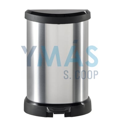CUBO BASURA C/PEDAL 20L INOX DECOBIN
