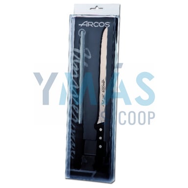 CUCHILLO JAMONERO 24CM +CHAIRA 23CM ARCOS