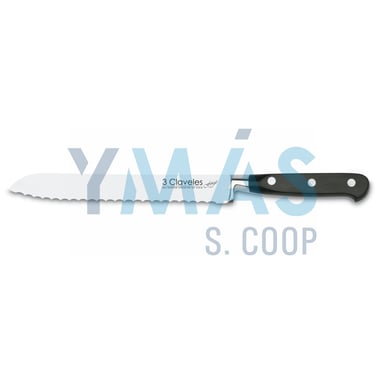 CUCHILLO PANERO 20CM FORJADO 3 CLAVELES