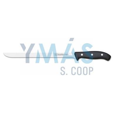 CUCHILLO JAMONERO 25CM 3 CLAVELES