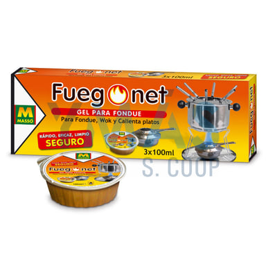 GEL ENCENDIDO FONDUES FUEGO NET