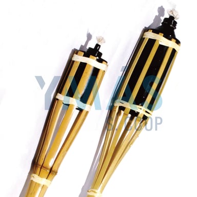 ANTORCHA JARDIN BAMBU 120CM DEPOSITO 250ML