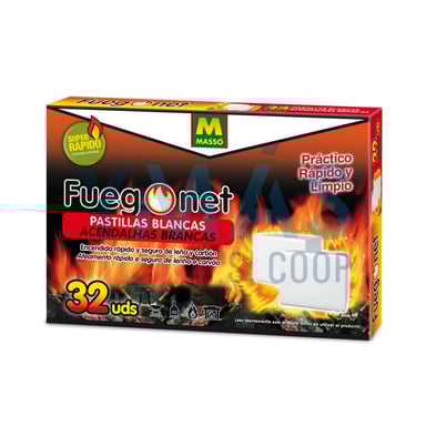PASTILLAS ENCENDIDO FUEGO NET 32UDS