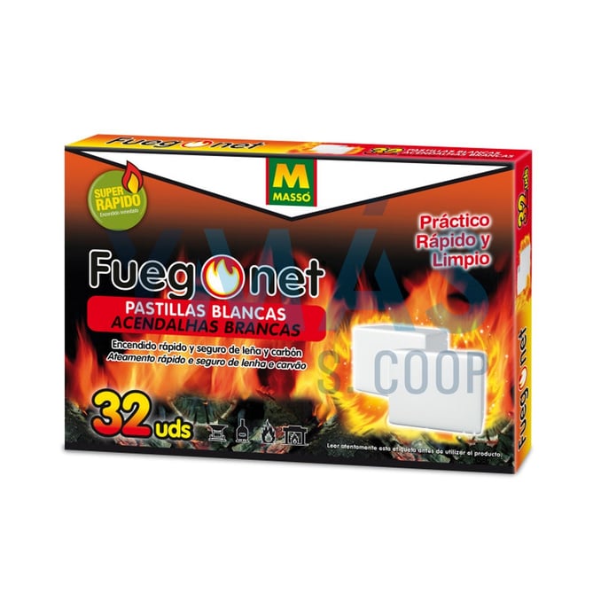 PASTILLAS ENCENDIDO FUEGO NET 32UDS
