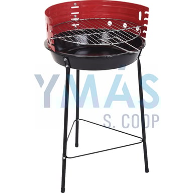 BARBACOA CARBON REDONDA 33CM DIAM.X53CM