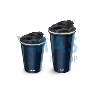 TERMO VASO DOBLE PARED INOX AZUL 410ML