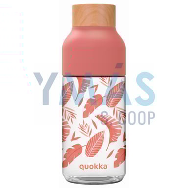 BOTELLA QUOKKA TRITAN ICE PINK BOTANICAL 570ML