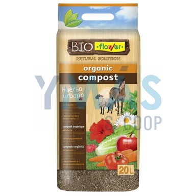 SUBSTRATO COMPOST ORGANICO 20L CABALLO/OVEJA