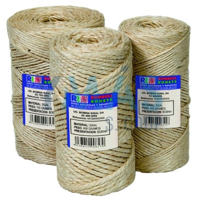 BOBINA HILO SISAL 2C 3MM 750GR