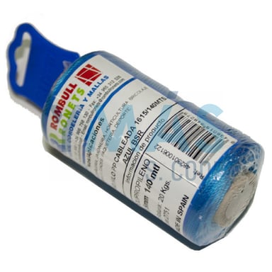 BOBINA PP CABLEADO 1.1MM 140M AZUL 1615