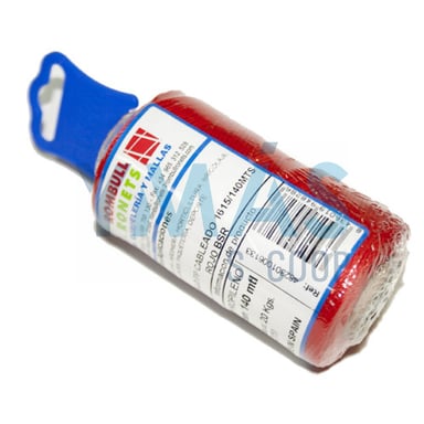 BOBINA PP CABLEADO 1.1MM 140M ROJO 1615